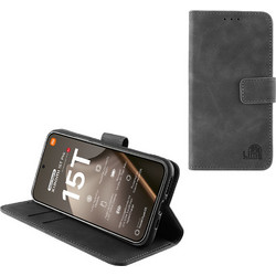 Lime Essential Magnet Book Stand Clip Θήκη Grey (Xiaomi 15T Pro 6.83")