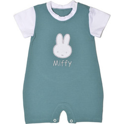 Miffy Des.18 Φορμάκι Κοντομάνικο για Αγόρι Πράσινο Mint