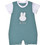 Miffy Des.18 Φορμάκι Κοντομάνικο για Αγόρι Πράσινο Mint