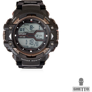 Ghetto Digital Fashion Shock Sport Gold Watch Ghetto Digital Fashion Shock Sport Gold Watch