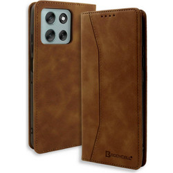 Bodycell Book Case Θήκη Καφέ (Motorola G56 5G)