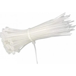 Cablexpert Nylon Cable Ties 150x3,6MM FROST+Uv Resistant (100PCS/BAG) White - (NYTFR-150x3.6-W)