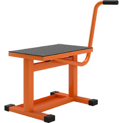 Durhand Καβαλέτο Ανύψωσης έως 150 kg, Μεταλλικό με Επιφάνεια από Καουτσούκ και Μανιβέλα, 48x34x43 cm, Πορτοκαλί C30-011V00OG