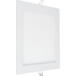 Χωνευτό LED Panel λευκό 20W 2180lm 120 AC 220-240V IP20 Μ22.5 x Π22.5 x Υ1.9cm Ψυχρό Λευκό 6000K - LK-60197