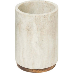 Ποτηροθήκη 5Five Come από Πολυρεζίνη 7x10.5cm Beige 200158A