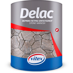 Vitex Delac Βερνίκι Εμποτισμού Πέτρας Διαλύτου Satin Διάφανο 2.5lt