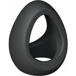 Rimba Love to Love Flux Silicone Cock Ball Ring Ελαστικό Δαχτυλίδι Πέους & Όρχεων Σιλικόνης Μαύρο