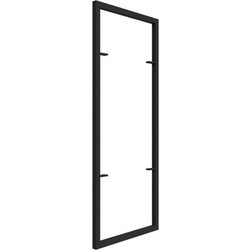 ΣΥΣΤΗΜΑ MODULAR ΠΛΑΙΣΙΟ ΡΑΦΙΕΡΑΣ FINETTO ΜΑΥΡΟ ΜΑΤ 640mm