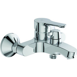 Ideal Μπαταρία λουτρού Standard Alpha BC489AA χρώμα ασημί χρωμέ γυαλιστερό