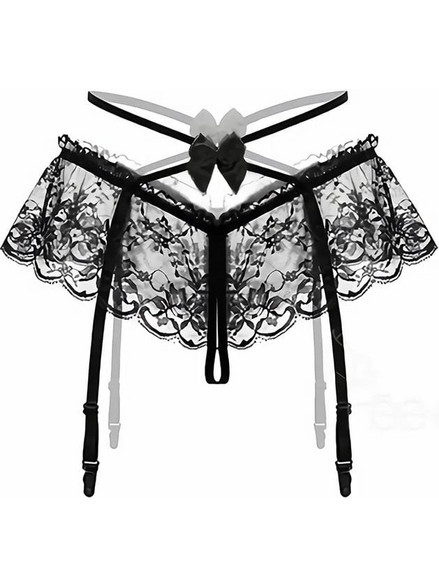 Sexy Women Garters Black os