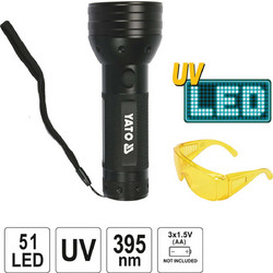 Yato YT-08581 Φακός UV Μπαταρίας Led IP20