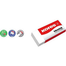 Kores - Eraser - White (740501)