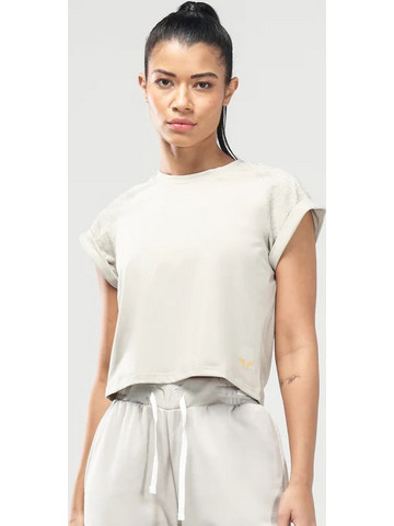CODE BOXY TEE - WILLOW GREY