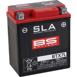 BS Μπαταρία Μοτοσυκλέτας BTX7L-BS 6.3Ah