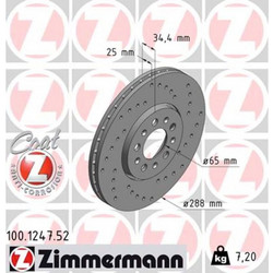 Zimmermann Δισκόπλακα - 100.1247.52
