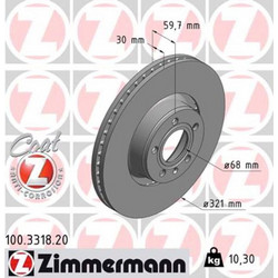 Zimmermann Δισκόπλακα - 100.3318.20