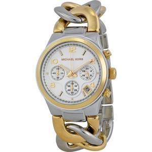 Michael Kors Γυναικείο Ρολόι Χρονογράφος με Ασημί Μεταλλικό Μπρασελέ MK3199 Michael Kors Γυναικείο Ρολόι Χρονογράφος με Ασημί Μεταλλικό Μπρασελέ MK3199