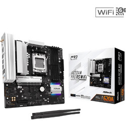 Asrock A620AM Pro RS WiFi Motherboard Micro ATX με AMD AM5 Socket