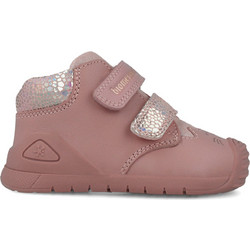 Biomecanics Παιδικά Sneakers Μποτάκια Ροζ Ασημί 251109-B159