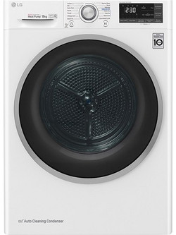 LG RC80U2AV3W Στεγνωτήριο Ρούχων 8kg A+++ με Αντλία Θερμότητας
