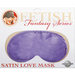 Satin Love Mask - Purple