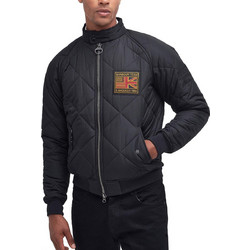Barbour B.INTL Quilted Merchant Ανδρικό Μπουφάν Χειμωνιάτικο Bomber Μαύρο MQU1326BK1