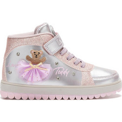 Lelli Kelly Παιδικά Sneakers Μποτάκια Ροζ Ασημί LKAA5212-RO01