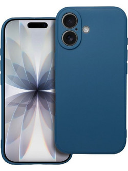 Matt Θήκη Σιλικόνης για Apple iPhone 17 Blue