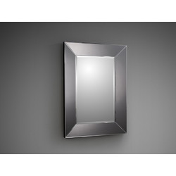 Διακοσμητικός Καθρέφτης ROMA 110x81 cm Smoke Frame - Κομψός Καθρέφτης Τοίχου για Διακόσμηση Σπιτιού