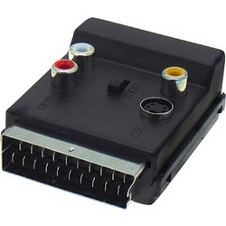 ADAPTOR SCART-SCART+3RCA+SVHS+SWITCH AV231-22G LANCOM (ΣΕΤ ΜΕ 5)