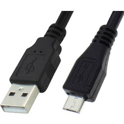 ΚΑΛΩΔΙΟ USB 2.0 A/M ΣΕ MICRO B 1.8m ΜΑΥΡΟ BAG PLY (ΣΕΤ ΜΕ 5)