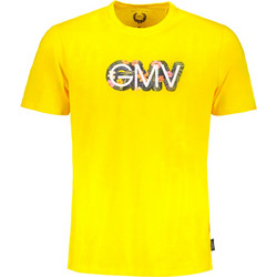 GIAN MARCO VENTURI YELLOW MEN'S SHORT SLEEVED T-SHIRT Κίτρινο