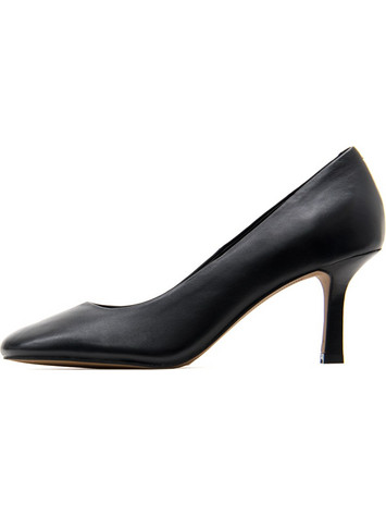 LEATHER MID HEEL PUMPS WOMEN INUOVO