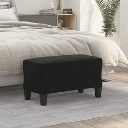vidaXL Πάγκος Μαύρο 70 x 35 x 41 εκ. από Ύφασμα Μικροϊνών 349448