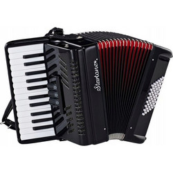 Startone Piano Accordion 48 Black MKII Piano Accordion