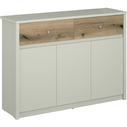 Μπουφές Karin Cashmere-Evoke Oak 126x36.5x91cm