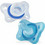 Chicco Physio Mini Soft Ανατομικές Ορθοδοντικές Πιπίλες Σιλικόνης Νυκτός 2-6m Σιέλ 2τμχ