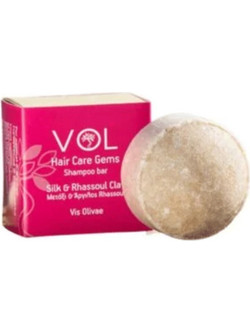 Vis Olivae Silk & Rhassiul Clay Solid Σαμπουάν για Ξηρά Μαλλιά 20gr