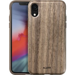 Laut PINNACLE - Case for iPhone XR with natural wood (Walnut) - (LAUT_IP18-M_PI_BR)