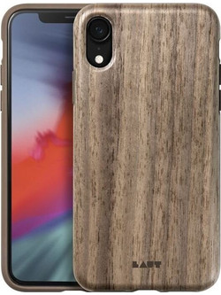Laut PINNACLE - Case for iPhone XR with natural wood (Walnut) - (LAUT_IP18-M_PI_BR)