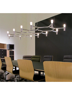 NEMO LIGHTING Nemo Crown Plana Major | Γραμμικά Πολύφωτα LED για Μεγάλα Τραπέζια & Χώρους (CRO HLW 53)