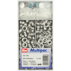 Καψούλια ροδέλες Prym 542422 8mm Νίκελ