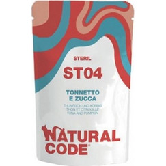 Natural Code ST04 Pouch Sterilised Τόνος & Κολοκύθα 70gr