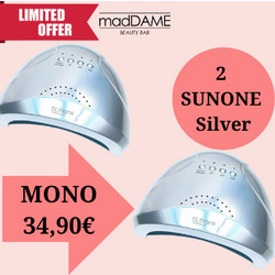 ΠΡΟΣΦΟΡΑ 2 Επαγγελματικες Λάμπες Νυχιών SUNONE Silver 48 watt 30 led Προσφορά 2 Τεμάχια
