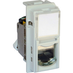 Living Now Πρίζα RJ45 UTP CAT6A 1ΣΤ Λευκό Legrand - KW4279C6A