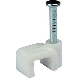 Ρόκα καλωδίων πλακέ 5mm μήκος καρφιού 20mm (100 τεμ) -34043