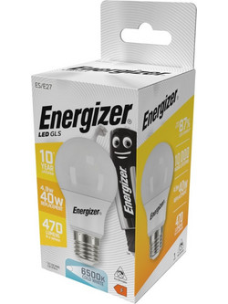 Energizer BEC Κοινή Λάμπα LED 4.9W E27 470lm 6500K Ψυχρό Λευκό