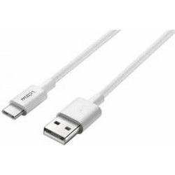 Treqa CA-8433 Καλώδιο USB-C 2m Λευκό