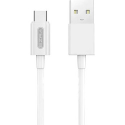 Ezra DC-128 Καλώδιο USB-A to USB-C 2m Λευκό