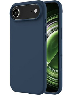 Θήκη Rubber Ενισχυμένης Σιλικόνης για iPhone 17 Air Σκούρο Μπλέ